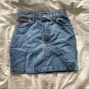 Vintage jean skirt